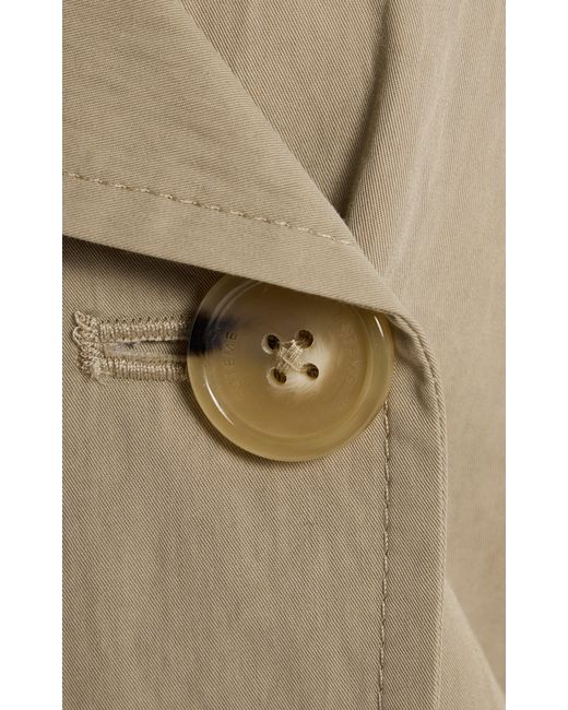 Totême  Natural Cotton-Blend Trench Coat