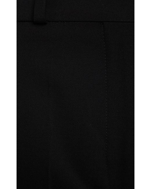 Del Core Black Pieced Tapered Trousers