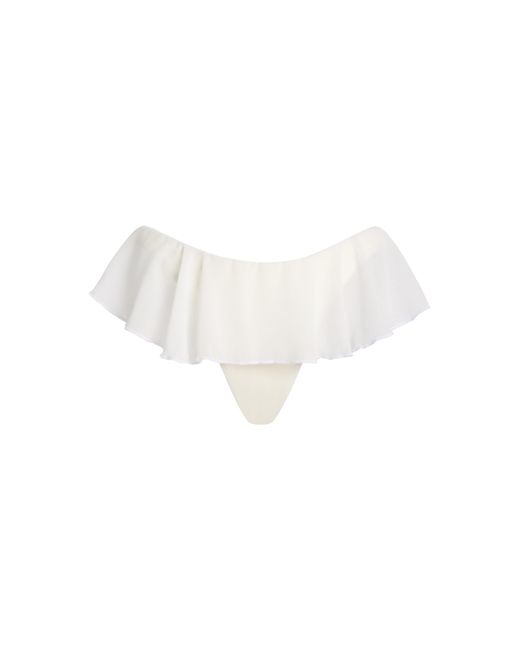 Mare Perpetua White Nostalgia Bikini Bottom