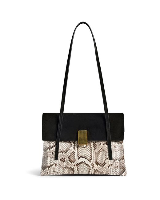 Khaite Black Soft Blake Small Shoulder Bag
