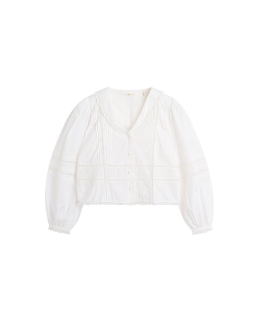 SKALL White Primula Cotton Shirt