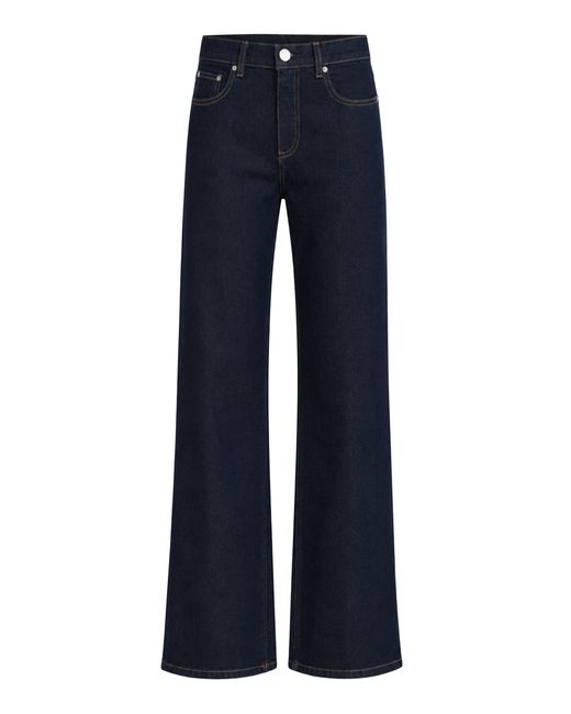 DL1961 Blue Drue Straight Low-Rise Highluxe Jeans