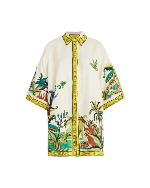 ALÉMAIS Multicolor Day Dream Linen Shirt