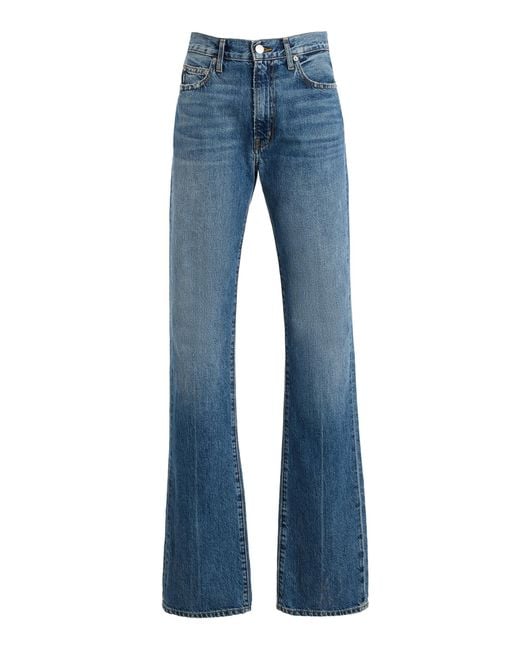 ÉTERNE Blue Cash Rigid Bootcut Jeans