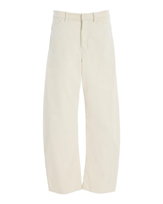 Nili Lotan White Tribeca Pant