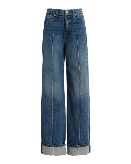 Ulla Johnson Blue The Genevieve High-waisted Jeans