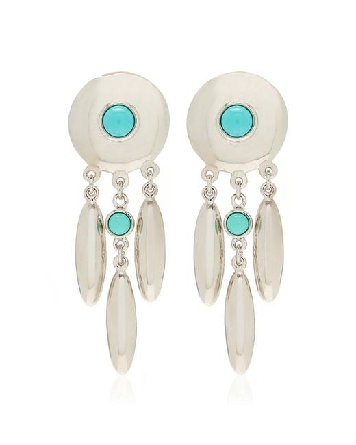 Ben-Amun White Exclusive-Tone Earrings
