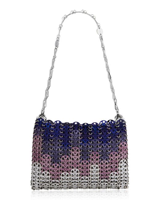 Rabanne Blue 1969 Skyline Tie & Dye Shoulder Bag