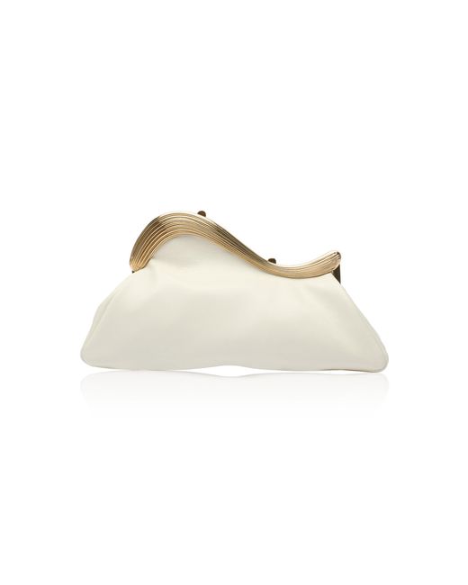 Jonathan Simkhai White Wave Clutch