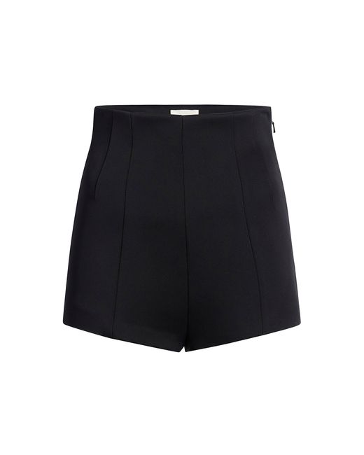 Khaite Black Lennman Satin-crepe Shorts for men