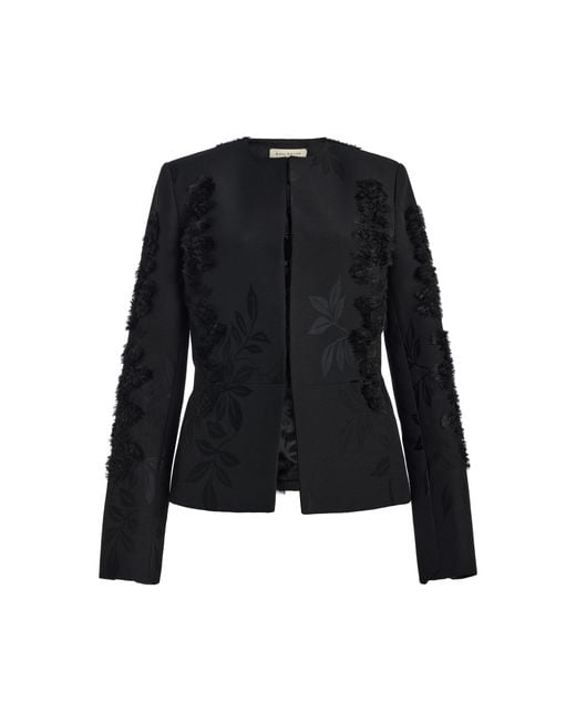 Kallmeyer Black Tilda Eyeleash Jacquard Jacket