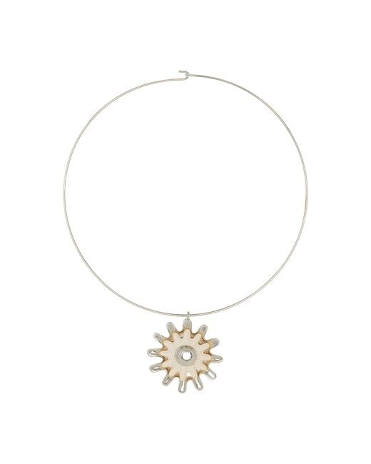 Ben-Amun White Exclusive Pendant Necklace