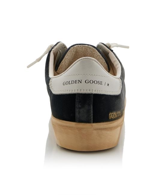 Golden Goose Deluxe Brand Black Soul-star Velvet Sneakers