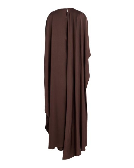 Jonathan Simkhai Brown Izel Cape Gown