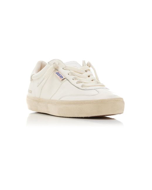 Golden Goose Deluxe Brand White Soul-star Leather Sneakers