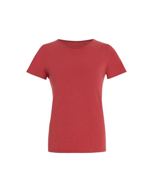 Another Tomorrow Red Exclusive Stretch-Jersey T-Shirt