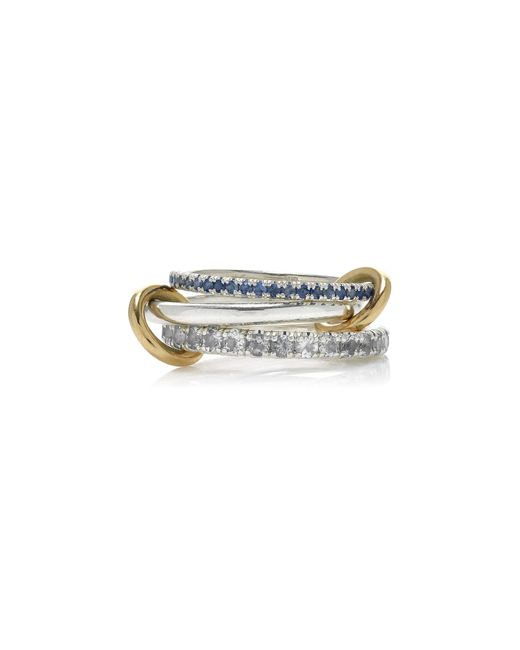 Spinelli Kilcollin Blue Exclusive Riviera Norah 18K Multi-Stone Ring