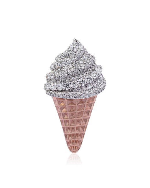 Ashna Mehta White Ice-Cream Customized Bag Bijoux