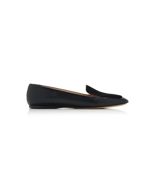 Gabriela Hearst Black Aveda Leather Flats