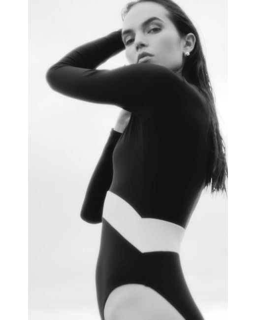 Solid & Striped Black X Sofia Richie Grainge Exclusive The Priya One-piece Swimsuit