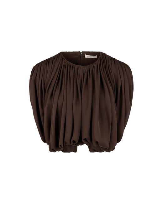 Heirlome Brown Renata Silk Top