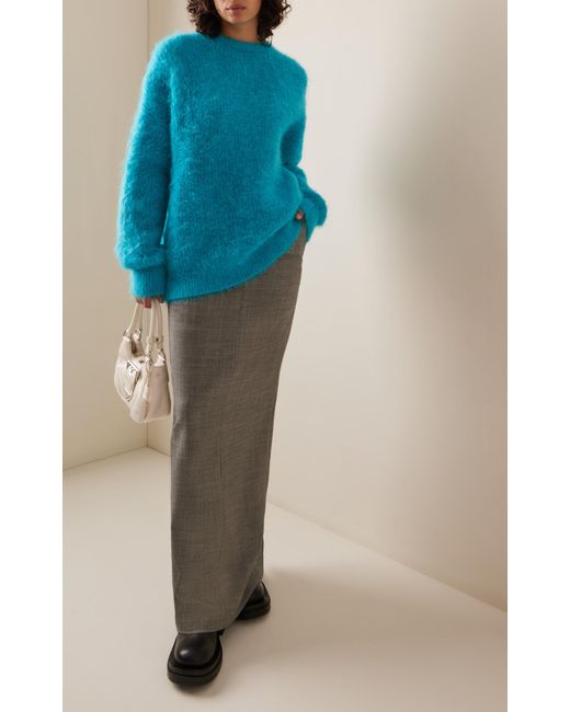 16Arlington Blue Sephia Oversized Alpaca-knit Sweater