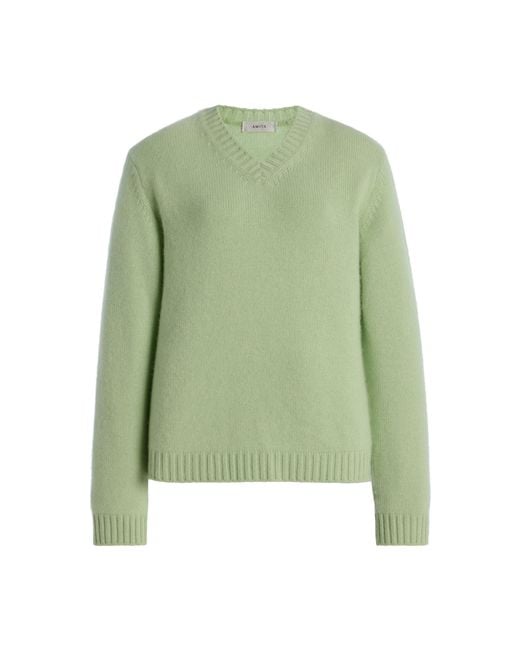 AMIYA Green Nevia Cashmere Sweater