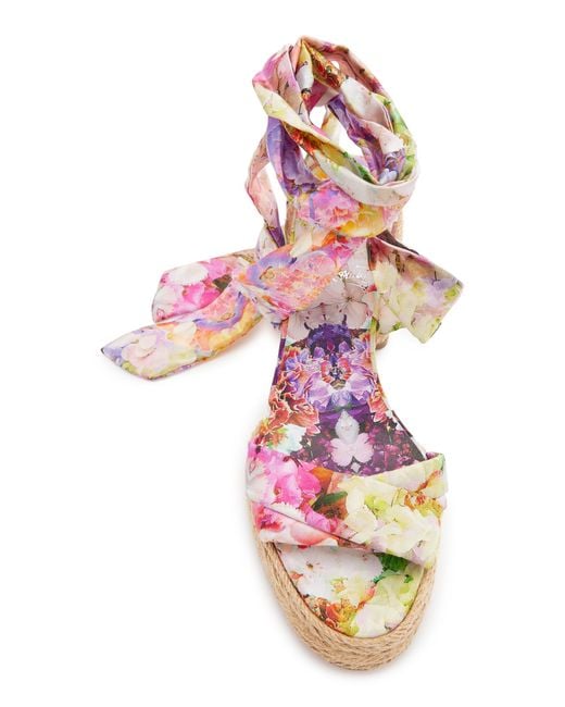 Christian Louboutin Pink Mariza Du Desert 70mm Sash-tie Woven Platform Sandals