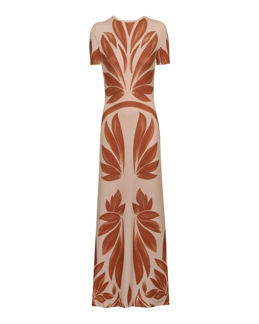 ANDRES OTALORA Brown Luma Maxi Dress