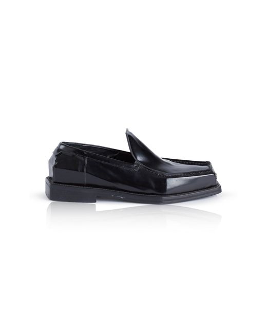 Coperni Black 3d Vector Leather Loafers