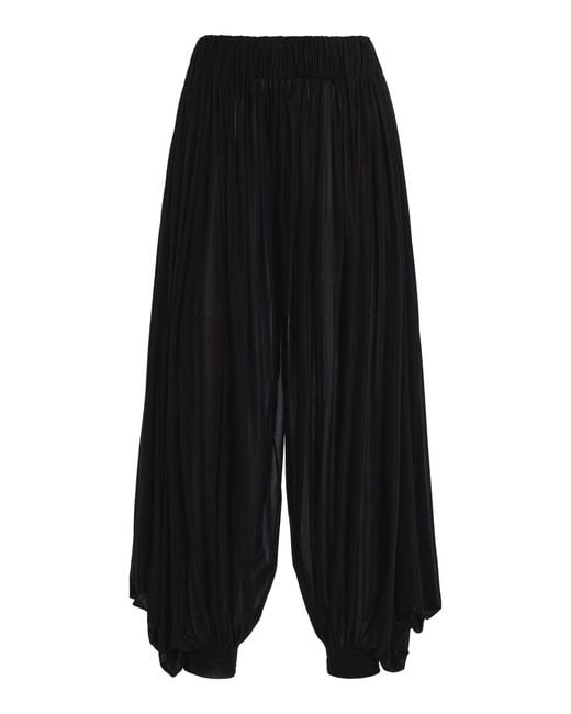 Burc Akyol Black Sultan Jersey Trousers