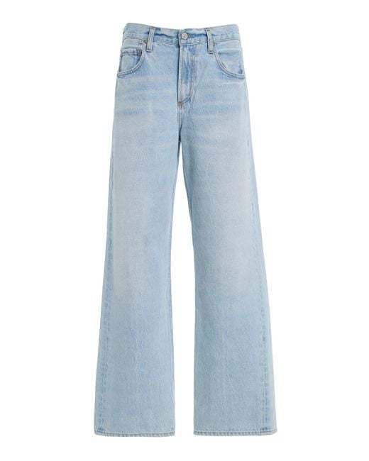 Citizens of Humanity Blue Lindz Easy Straight-Leg Jeans