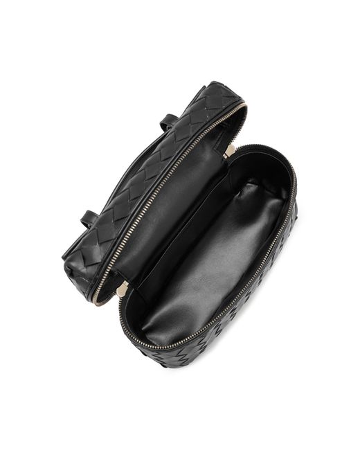 Bottega Veneta Black Bang Bang Intrecciato Leather Vanity Case