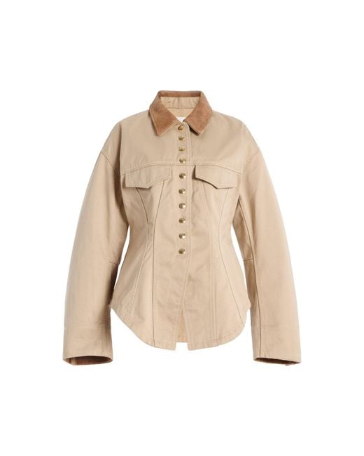 RÙADH Natural The Lennox Cotton Jacket