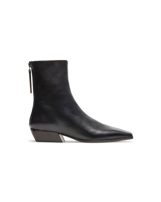 Emme Parsons Black Minori Leather Ankle Boots