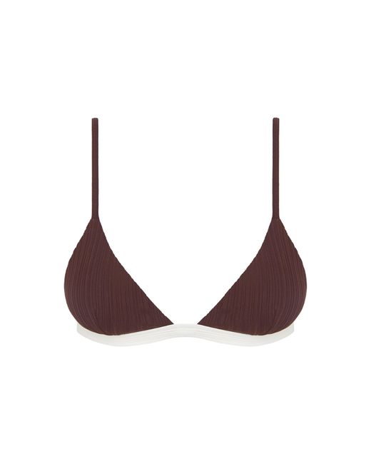 Onia Brown Danni Bikini Top