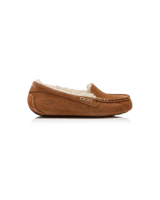 Ugg Brown Ansley Sheepskin Slippers