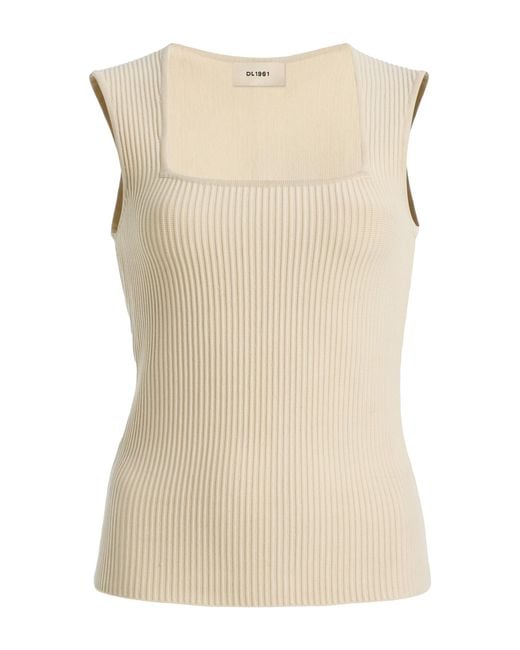 DL1961 Natural Square Neck Instasculpt Rib Top
