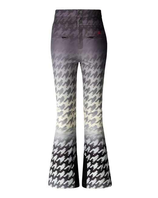 Perfect Moment Gray Aurora Houndstooth Ski Pants