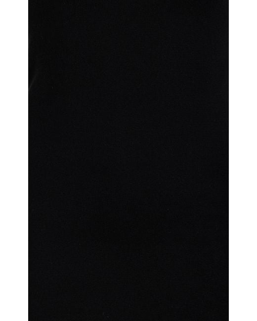 Gabriela Hearst Black Calderon Strapless Wool-cashmere Midi Dress