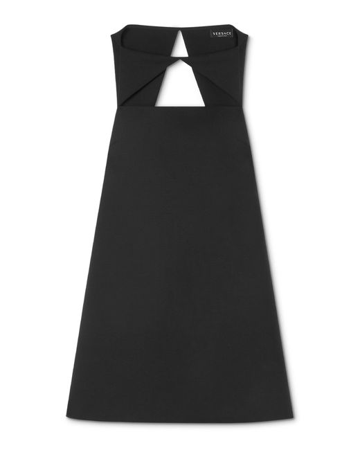 Versace Black Cutout Mini Dress
