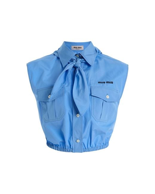 トップス 90s miu miu mesh bow tie shirt archive INTO · INTO