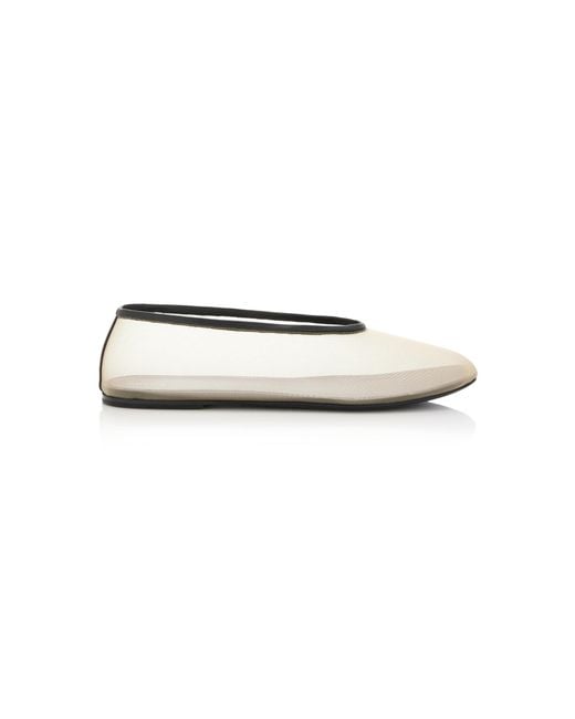 Khaite Natural Marcy Mesh Flats
