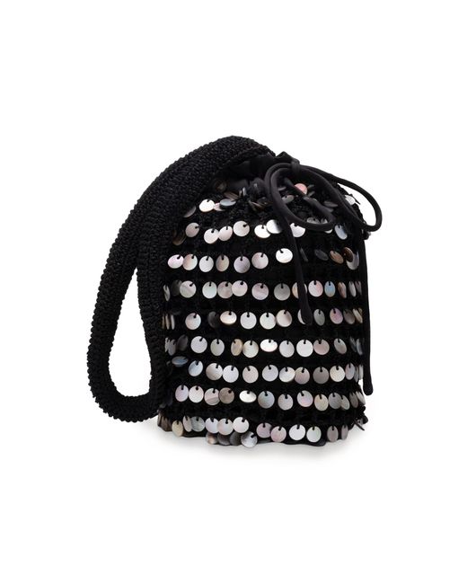 Merlette Black Lyra Shell Bag