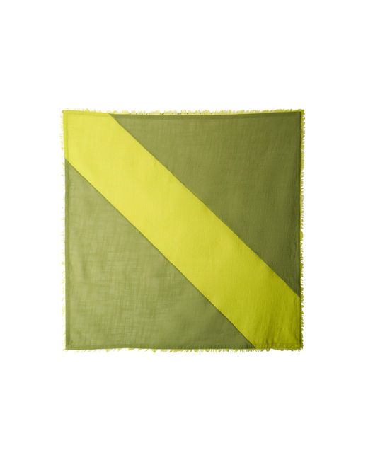 Staud Green Sonya Cotton Scarf