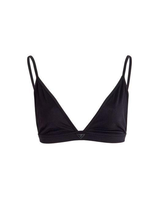 Prada Black Stretch-jersey Top