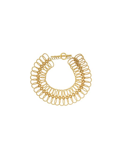 Sylvia Toledano Metallic Plated Xxl Link Necklace
