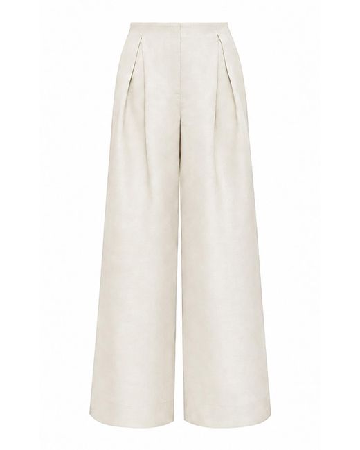 ANDRES OTALORA White Dulce Verano Linen Pants