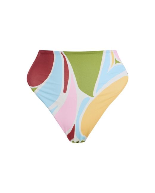 Cala De La Cruz Blue Exclusive Riviera Lulu Bikini Bottoms