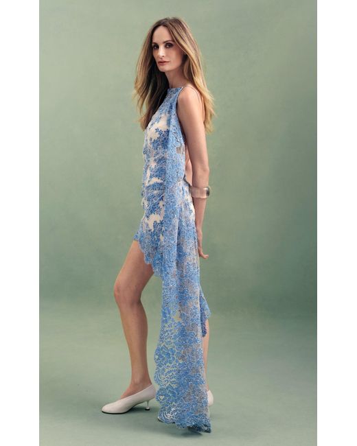 christopher esber asymmetric lace mini dress Christopher Esber